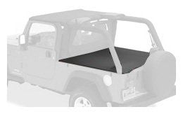 Bestop 90024-35 Black Diamond Duster Deck Cover for 04-06 Wrangler Unlimited with Factory Hardtop removed