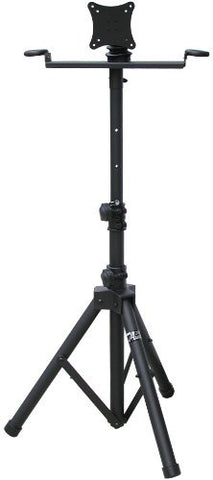 Audio2000'S AST420Y Portable Flat Panel TV/Monitor Stand with Foldable Tripod Legs
