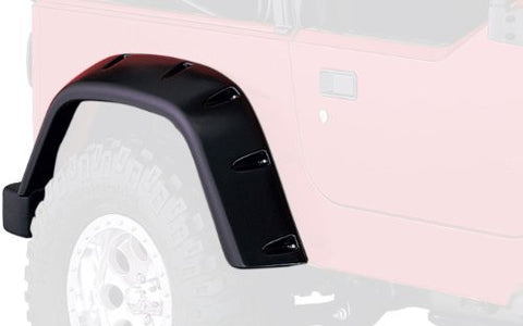 Bushwacker Jeep Pocket Style Fender Flare Rear Pair