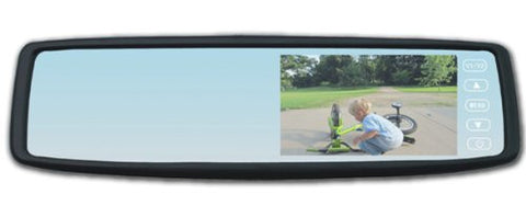 DIRECTUS TD43BT-VCPK Rear View Mirror (for VW/Audi) with 4.3-Inch Display Monitor with TDCAMBAR Camera and Bluetooth