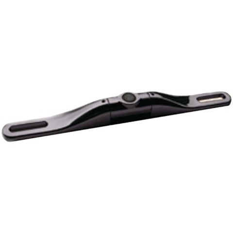 Boyo VTL422C Zinc Metal Bar Type License Plate (Black)