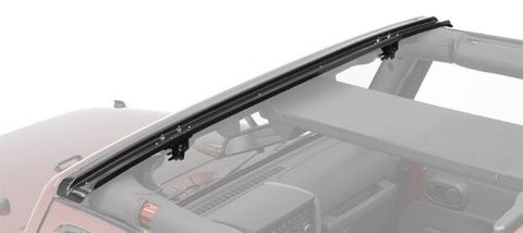 Bestop 51243-01 Black Header Windshield Channel for JK Wrangler including Unlimited