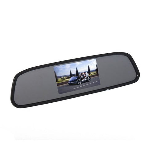 Abco Tech 4.3 Inch TFT Car Auto LCD Screen Rear Monitor View Rearview DVD AV Mirror