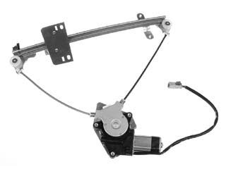 Dorman 741-745 Honda Civic Rear Passenger Side Window Regulator with Motor