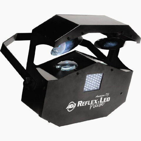 American Dj Reflex Led Pulse Dual Scanning Mirror Effect Light With Strobe