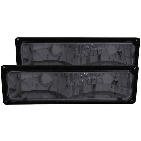 Anzo USA 511034 Chevrolet Smoke Parking Light Assembly - (Sold in Pairs)