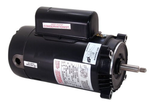 A.O. Smith UST1202 2 HP- 3450 RPM- 56J Frame- Capacitor Start/Capacitor Run- ODP Enclosure- C-Face Pool Motor