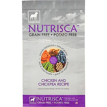 DOGSWELL 842426 Nutrisca Chicken and Chick Pea Food for Pets- 28-Pound
