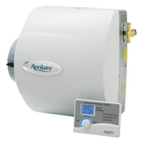 Aprilaire Humidifier- 24V Drainless Whole House Humidifier w/ Auto Digital Control .7 Gallons/hr