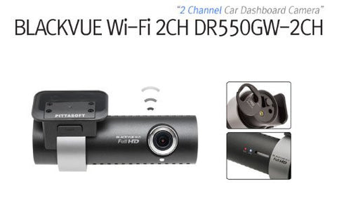 BlackVue Wi-Fi 2 Channel DR550GW-2CH 32GB- Car Black Box/Car DVR Recorder- Built-in Wi-Fi- Full HD(1080p@30fps)