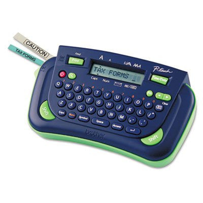 Brother P-touch Electronic Labeling System- Royal Blue (PT80SCCP)