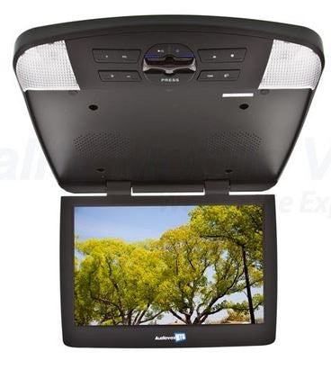 Audiovox AVXMTG13UA 13.3 Over Head Flipdown LED Backilt LCD Monitor w/ Built-in DVD Player and Interchangeable Skins