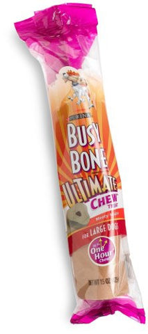 Busy Bone Ultimate Chew Treat for Large Dogs- 15-Ounce Bags (Pack of 8)