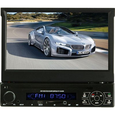 Absolute AVH-4000T 7-Inch In-Dash Touch Screen DVD Multimedia Player with Built-in Analog TV Tuner SD card Slot/USB