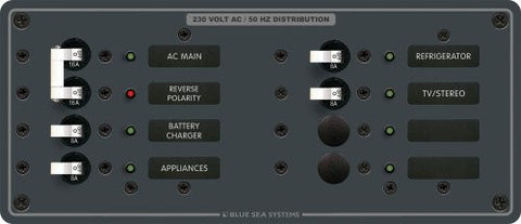 Blue Sea Systems European AC Toggle Source Selector 16A Main