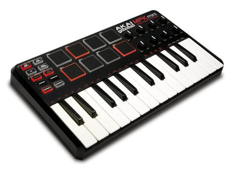 Akai Professional MPK Mini 25-Key Ultra-Portable USB MIDI Keyboard Controller