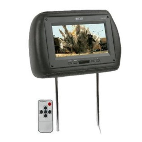 Absolute COM850IRG 8.5-Inch TFT LCD Monitor in Leather Headrest with Built-in IR Transmitter- Grey