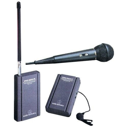 Audio Technica ATR288W VHF Battery-Powered TwinMic Microphone System