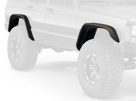 Bushwacker Jeep Flat Style Fender Flare Set of 4