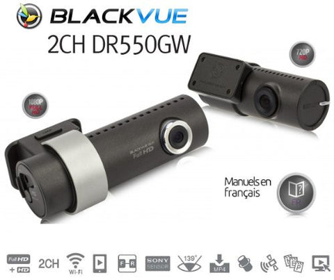 BlackVue Wi-Fi 2 Channel DR550GW-2CH 32GB- Car Black Box/Car DVR Recorder with Power Magic Pro