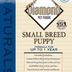 Diamond Naturals Dry Food for Puppy- Small Breed Chicken Formula- 40 Pound Bag
