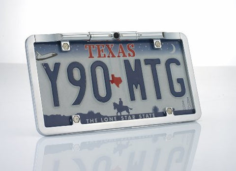 Boyo VTL275 Rear-view camera with chrome license plate frame