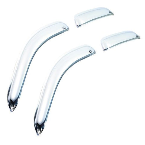 Auto Ventshade 684733 Chrome Ventvisor - 4 Piece