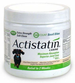 Actistatin Canine Extra Strength Soft Chews Small Bites (120 ct)