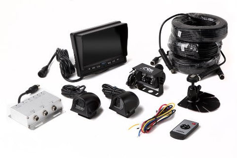 7 TFT LCD Color Rear View Camera System with Side Cameras