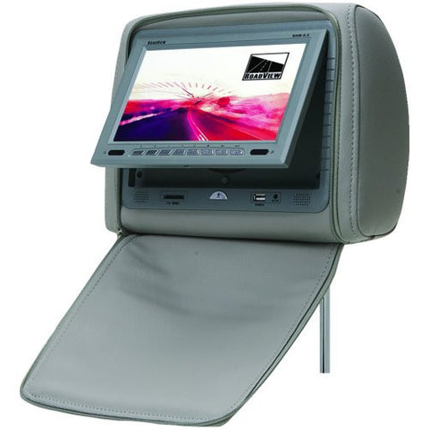 Concept Roadview RHM-7.0G 7-Inch Headrest Monitor with DVD Player (Gray)