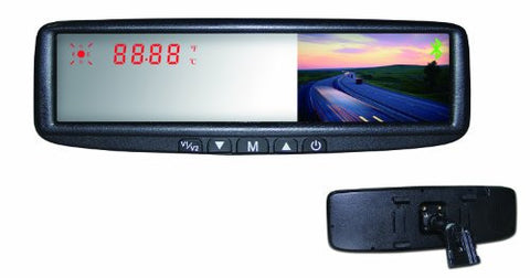 BOYO VTB45M 4.3-Inch Digital TFT LCD Rearview Mirror Monitor with Dual Mounting