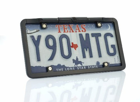 Boyo VTL375 Ultra Slim Zinc Metal Black License Plate Camera