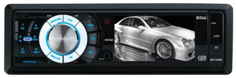 Boss BV7335B Bluetooth Enabled In-Dash DVD/MP3/CD/ AM/FM Full-Detachable Receiver with 3.2 Widescreen TFT Monitor
