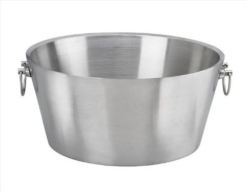 Brushed Stainless Steel Double-wall Insulated Beverage Tub
