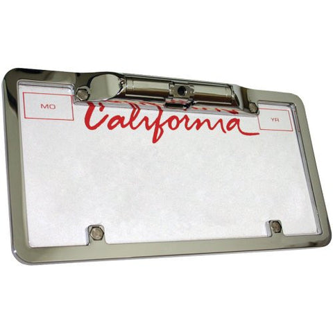Boyo VTL200C Zinc Metal Chrome License Plate Camera (Chrome)