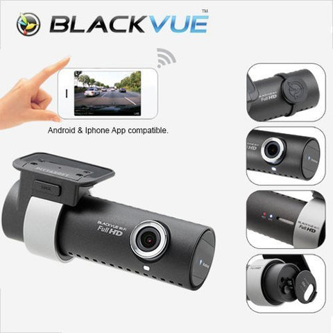 BlackVue DR500GW-HD-32GB Wi-Fi Car Black Box/Car DVR Recorder with Full HD- G Sensor- GPS Tracking
