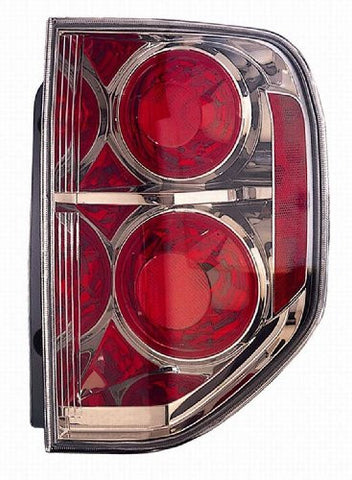 Depo 317-1955R-US-7C Honda Piolt Passenger Side Replacement Taillight Unit without Bulb