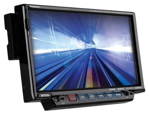 Boss Audio BV8963 Single-DIN 7-Inch Touchscreen TFT Monitor AM/FM Receiver