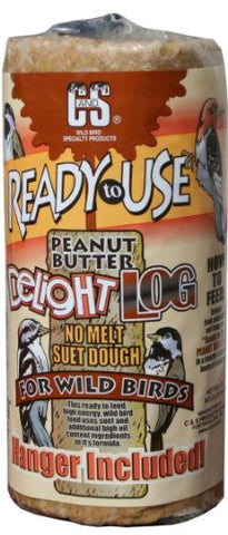 C & S Products RTU 2-Pound Peanut Butter Delight Log- 8-Piece