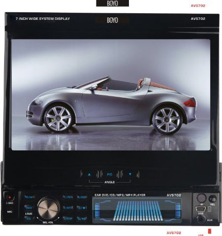 BOYO AVS702 Single DIN 7-Inch Multimedia Player