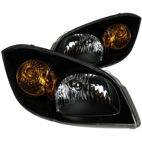 Anzo USA 121154 Chevrolet Cobalt Black Headlight Assembly - (Sold in Pairs)