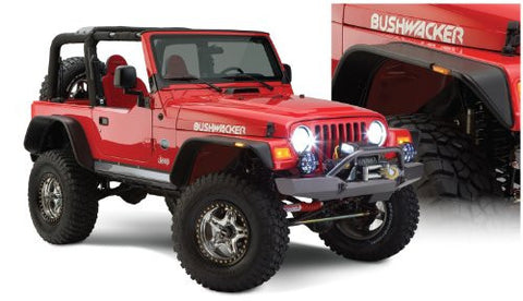 Bushwacker Jeep Flat Style Fender Flare Set of 4