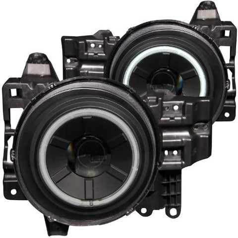 Anzo USA 111116 Toyota FJ Cruiser Black Clear Projector with Halos Headlight Assembly - (Sold in Pairs)