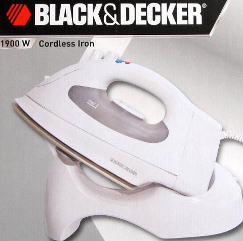 Black & Decker X1060 1900-watt Cordless Iron- 220-240-volt