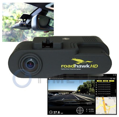 Car Black Box -Timetec Road Hawk 1080P HD Car Vehicle Road Traffic Accident/Incident Dash Windshield Dashboard Video Audio Camera Recorder Camcorder DVR System Black Box Built in Microphone- GPS- G Gravity Sensor with SD Memory Card- Media Player of Route
