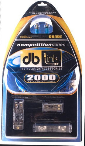 Db Link CK4DZ 4-Gauge Competition Series Amplifier Wiring Kit with ANL Fuse Holder