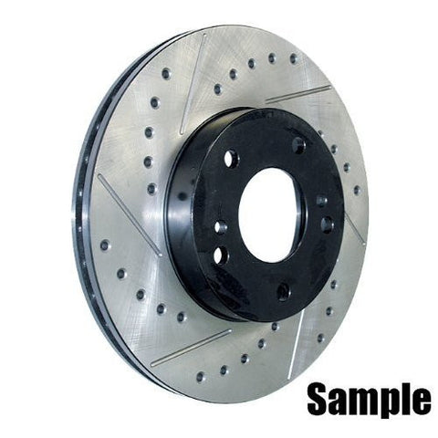 Centric (127.44174R) Slotted and Drilled Brake Rotor