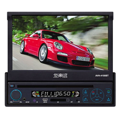 Absolute AVH-4100BT 7-Inch In-Dash Touch Screen DVD Multimedia Player with Built-in Bluetooth and Analog TV Tuner SD Card Slot/USB