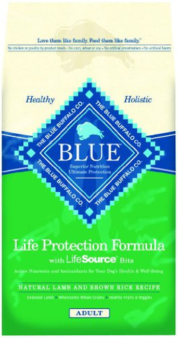 Blue Buffalo Dry Dog Food- Lamb and Rice Recipe- 30-Pound Bag