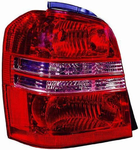 Depo 312-1952L-US Toyota Highlander Driver Side Replacement Taillight Unit without Bulb